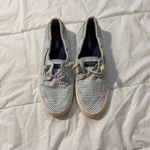 Sperry Women's Boat Shoes - Blue and White